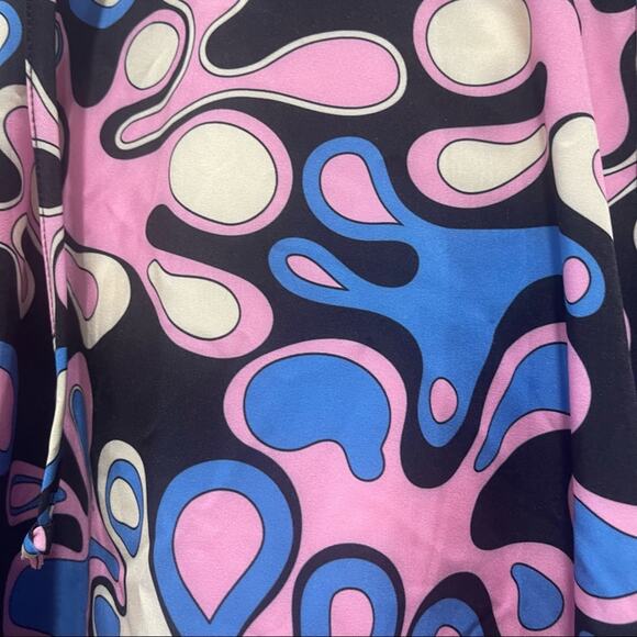 Year of Ours Splash Tennis Hooded Blue Pink Pullover Size Large - Picture 5 of 8